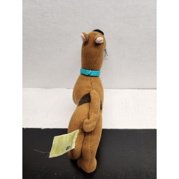 Scooby-Doo Plush Toy 6" Cartoon Network Brown Stuffed Animal With Blue Collar - Picture 4 of 8
